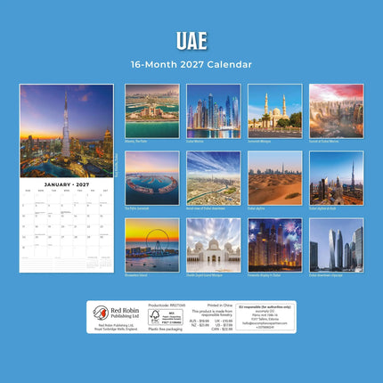 Red Robin UAE Kalender 2027
