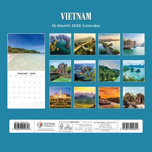 Red Robin Vietnam Kalender 2026
