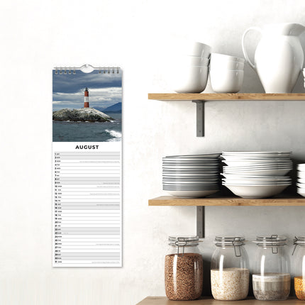 Red Robin Vuurtorens Slimline Kalender 2026