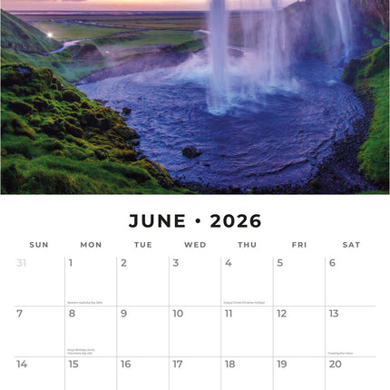Red Robin Waterval Kalender 2026