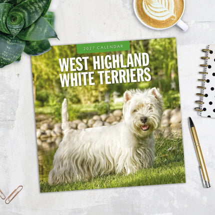 Red Robin West Highland White Terrier Kalender 2027