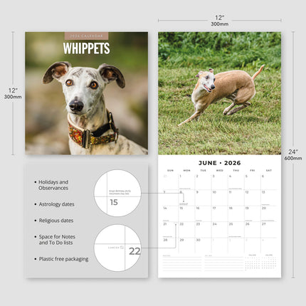Red Robin Whippet Kalender 2026