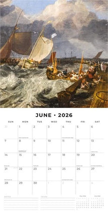 Red Robin William Turner Kalender 2026