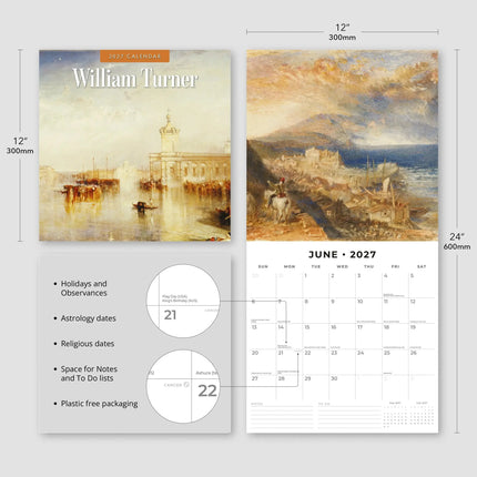 Red Robin William Turner Kalender 2027