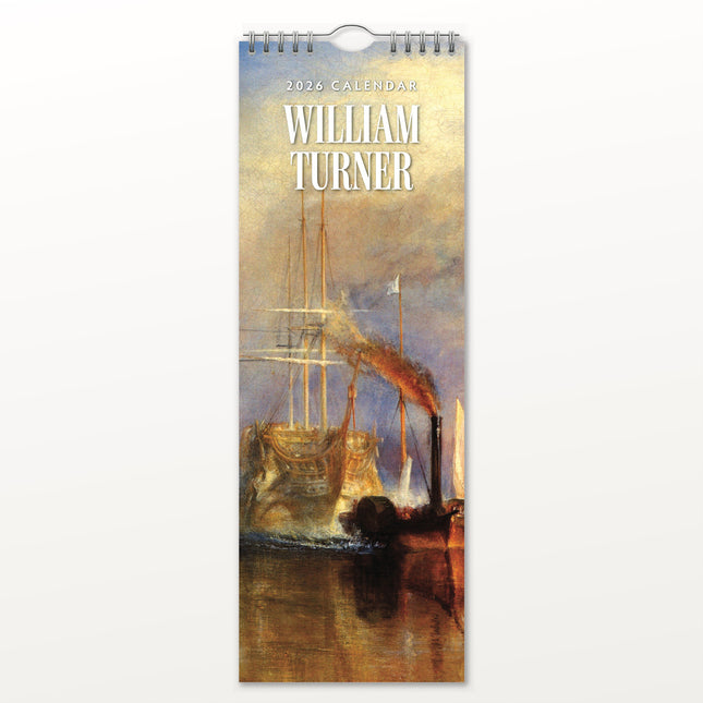 Red Robin William Turner Slimline Kalender 2026