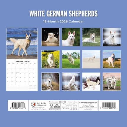 Red Robin Witte Herder Kalender 2026
