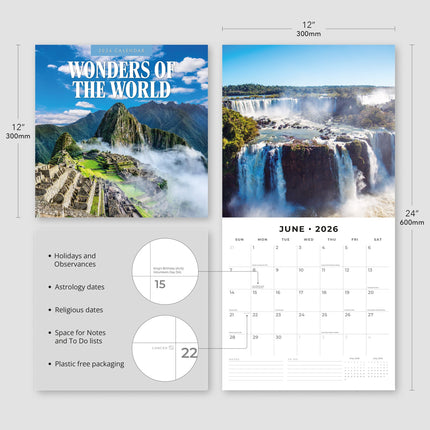 Red Robin Wonders of the World Kalender 2026