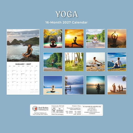 Red Robin Yoga Kalender 2027