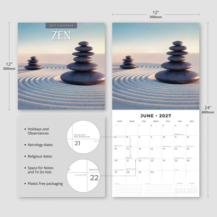 Red Robin Zen Kalender 2027