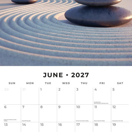 Red Robin Zen Kalender 2027