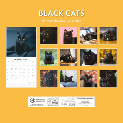 Red Robin Zwarte Katten Kalender 2027