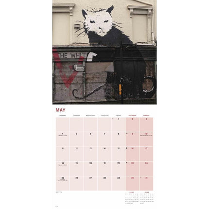 Red Star Banksy Kalender 2026