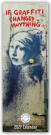 Red Star Banksy Kalender 2027 Slimline