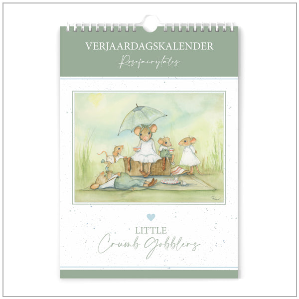 Rosefairytales Little Crumb Gobblers Verjaardagskalender A4