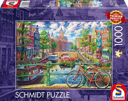 Schmidt Puzzle Amsterdam Canal Puzzel 1000 Stukjes