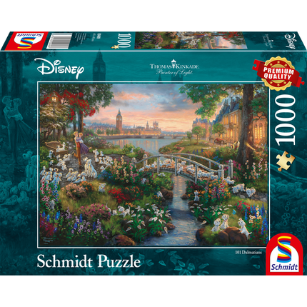 Schmidt Puzzle Disney 101 Dalmatiers Puzzel 1000 Stukjes