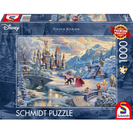 Schmidt Puzzle Disney Beauty and the beast Puzzel 1000 Stukjes