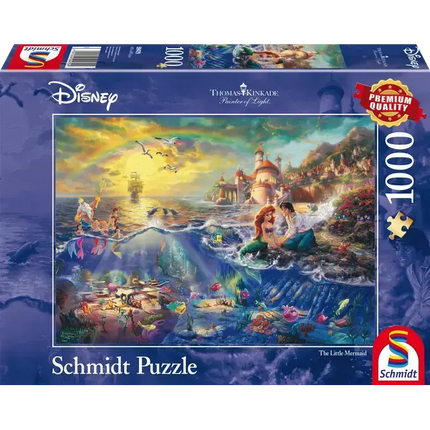 Schmidt Puzzle Disney Little Mermaid Puzzel 1000 Stukjes