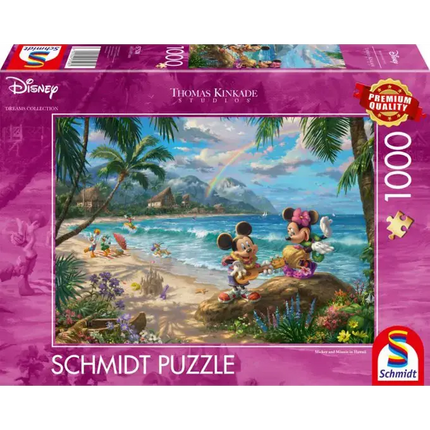 Schmidt Puzzle Disney MIckey and Minnie in Hawaii Puzzel 1000 Stukjes