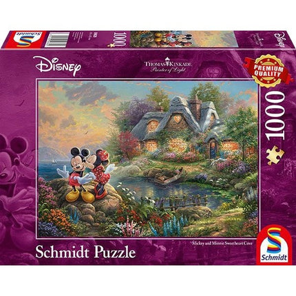 Schmidt Puzzle Disney Mickey en Minnie Puzzel 1000 Stukjes