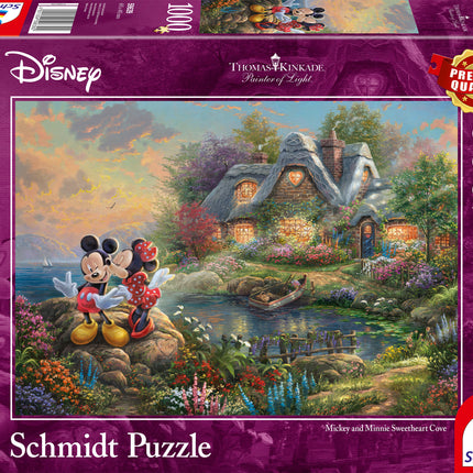 Schmidt Puzzle Disney Mickey en Minnie Puzzel 1000 Stukjes