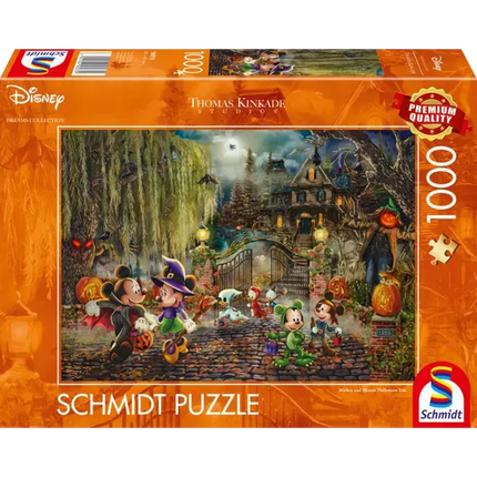 Schmidt Puzzle Disney Mickey & Minnie - Halloween Fun Puzzel 1000 Stukjes
