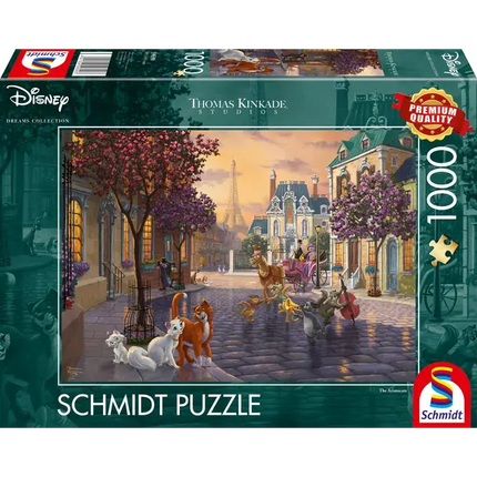 Schmidt Puzzle Disney The Aristocats Puzzel 1000 Stukjes