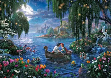 Schmidt Puzzle Disney The little Mermaid and Prince Eric Puzzel 1000 Stukjes