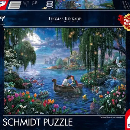 Schmidt Puzzle Disney The little Mermaid and Prince Eric Puzzel 1000 Stukjes