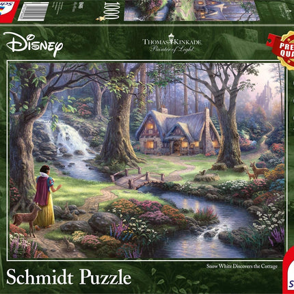 Schmidt Puzzle Puzzel Disney Sneeuwwitje 1000 Stukjes the Cottage