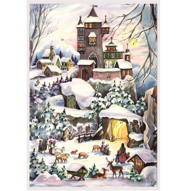 Sellmer A4 Adventskalender Bij het Kasteel