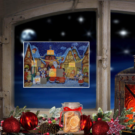 Sellmer A4 Adventskalender de Kerstman komt naar de Stad