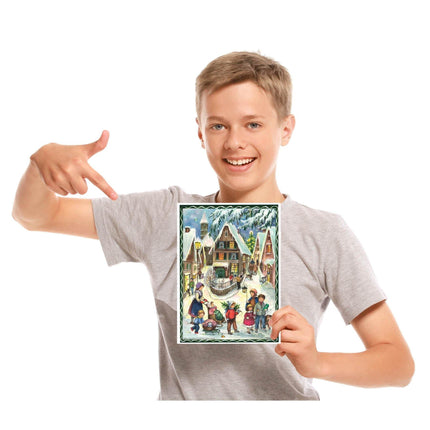 Sellmer A4 Adventskalender Kerst in het Dorp