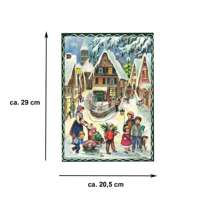 Sellmer A4 Adventskalender Kerst in het Dorp