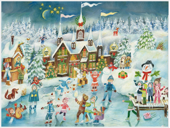 Sellmer Adventskalender Ice Skating at the Castle