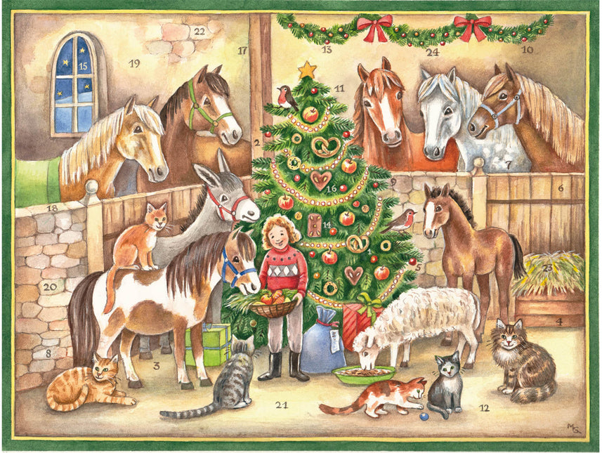 Sellmer Adventskalender In de Stal