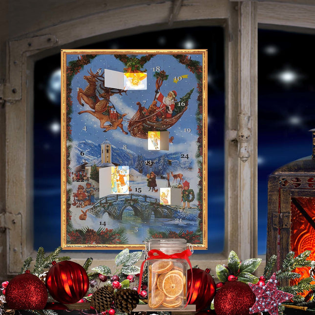 Sellmer Adventskalender Kerstman in de Ar