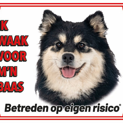 Stickerkoning Finse Lappenhond Waakbord