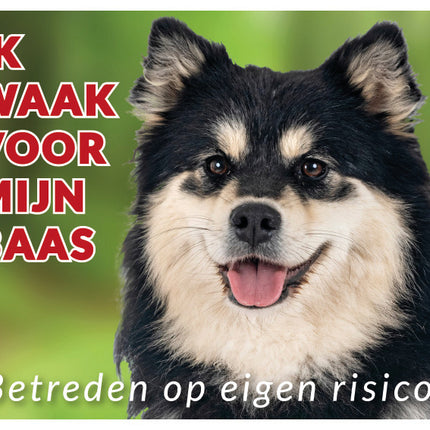 Stickerkoning Finse Lappenhond Waakbord