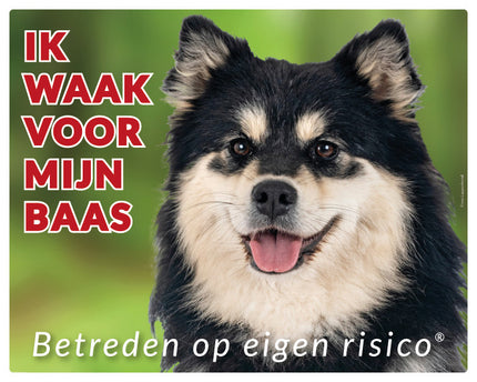 Stickerkoning Finse Lappenhond Waakbord