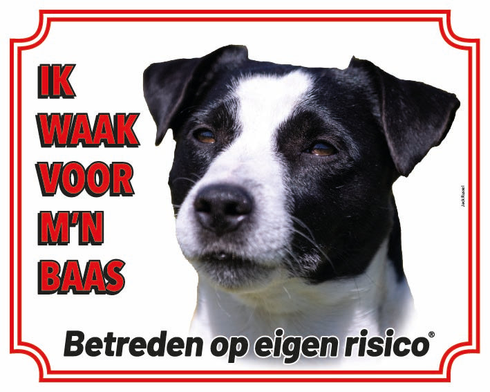 Stickerkoning Jack Russell Terrier Waakbord