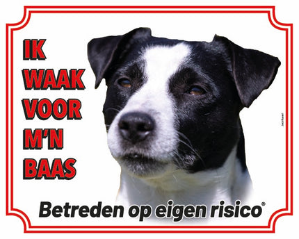 Stickerkoning Jack Russell Terrier Waakbord