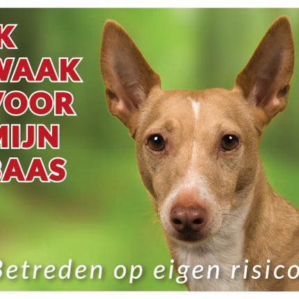 Stickerkoning Podenko Waakbord