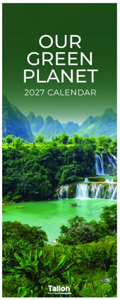 Tallon Blue & Green Planet Kalender 2027 Slimline