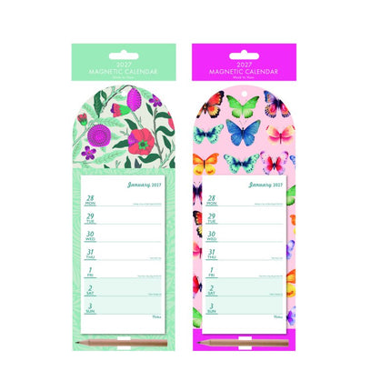 Tallon Butterflies & Flowers Magnetische Weekkalender 2027