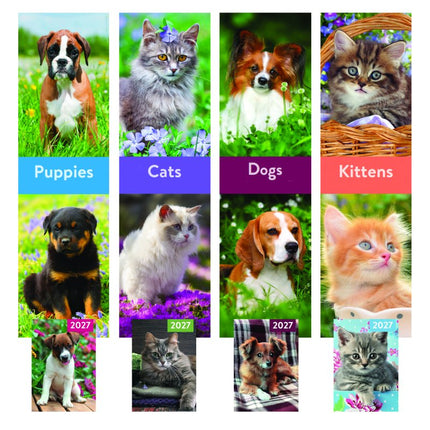 Tallon Cats, Dogs, Kittens, Puppies Kalender en Agenda 2027