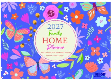 Tallon Cherries & Butterflies Familieplanner 2027