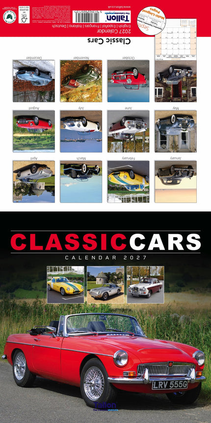 Tallon Classic Cars & Retro Cars Kalender 2027