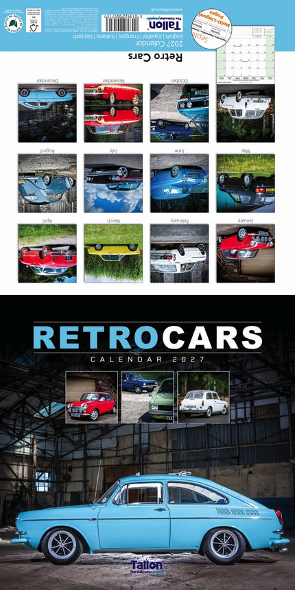 Tallon Classic Cars & Retro Cars Kalender 2027