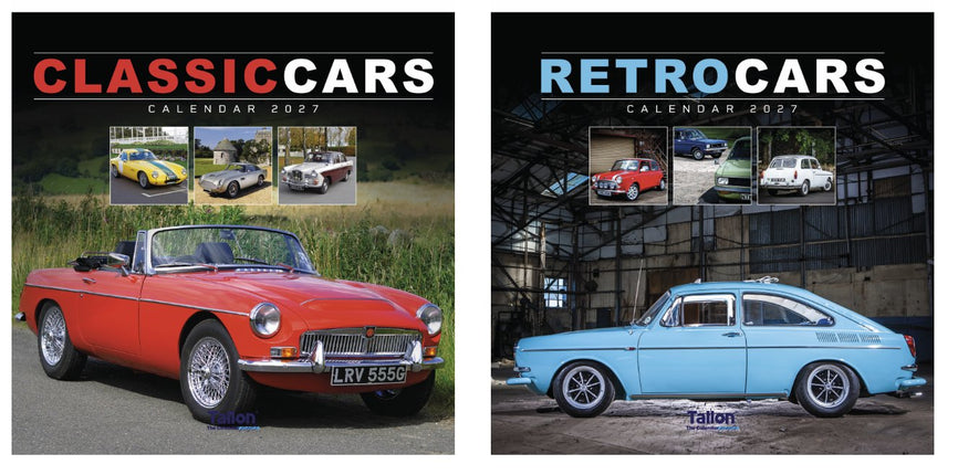 Tallon Classic Cars & Retro Cars Kalender 2027